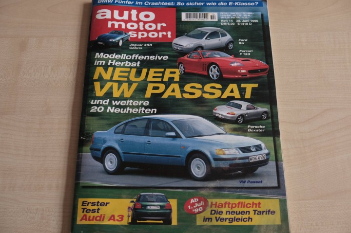 Deckblatt Auto Motor und Sport (14/1996)